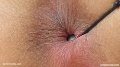 Veronika showing her fingering skill on Give Me Pink with passion Thumb