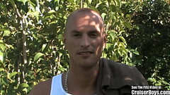 Hot Bald Gay Guy Jerks Off And Sucks His Own Cock Thumb