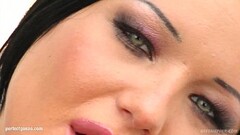 Angelica H gets herself off by masturbating with fingers and dildo at Give Me Pi Thumb
