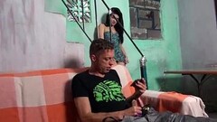 Bati uma punheta pro Tio depois que flagrei ele com o pau na m&atilde_o Thumb