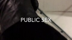 Amature bareback fuck in public library parking lot Thumb