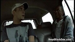 Blacks On Boys - Gay Bareback Interracial Fuck Scene 10 Thumb