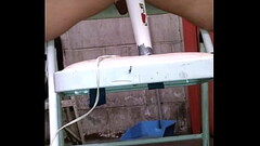 Anal Butt penetrating with Hitachi vibrator and Joey D loving it Thumb