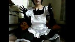Teen asian crossdresser cums with vibrator Thumb