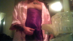 My satin crossdressing and makeup fetish Thumb
