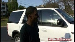 Blacks On Boys - Interracial Gay Hardcore Bareback Fuck Video 15 Thumb