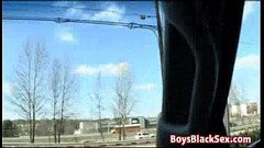 Blacks On Boys - Interracial Gay Hardcore Bareback Fuck Video 09 Thumb