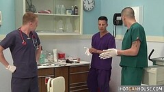 Gay nurses have a threesome Thumb