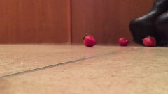 Tall Leather Platform Boots Crush Strawberries Thumb