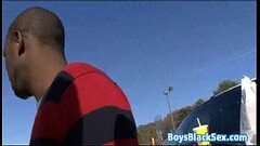 Muscular Blacg Gay Dude Fuck White Twink With His BBC 13 Thumb