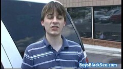 Muscular Blacg Gay Dude Fuck White Twink With His BBC 12 Thumb