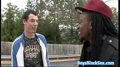 Muscular Blacg Gay Dude Fuck White Twink With His BBC 04 Thumb