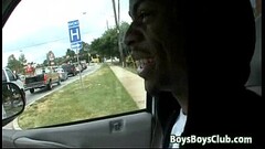 Tattooed white thug sucking black cocks for cash 24 Thumb