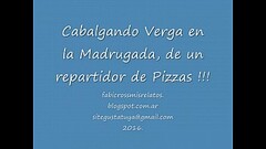 cabalgando la verga del repartidor de pizzas. Fabicross Morena Thumb