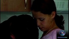 Busty housewife giving a sensual blowjob to her husband Thumb