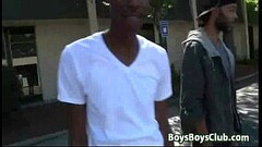 White Gay Dude Has Some Manly Fun With A Black Guy Thumb