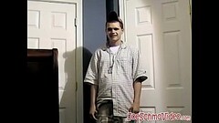 Straight guy Bruce enjoys pumping out a huge load of hot cum Thumb