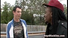 BlacksOnBoys -Gay Interracial Bareback Fuck Scene 04 Thumb