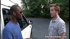 BlacksOnBoys -Gay Interracial Bareback Fuck Scene 21 Thumb