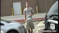 BlacksOnBoys -Gay Interracial Bareback Fuck Scene 05 Thumb